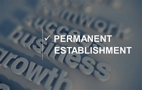 permanent establishment po polsku.